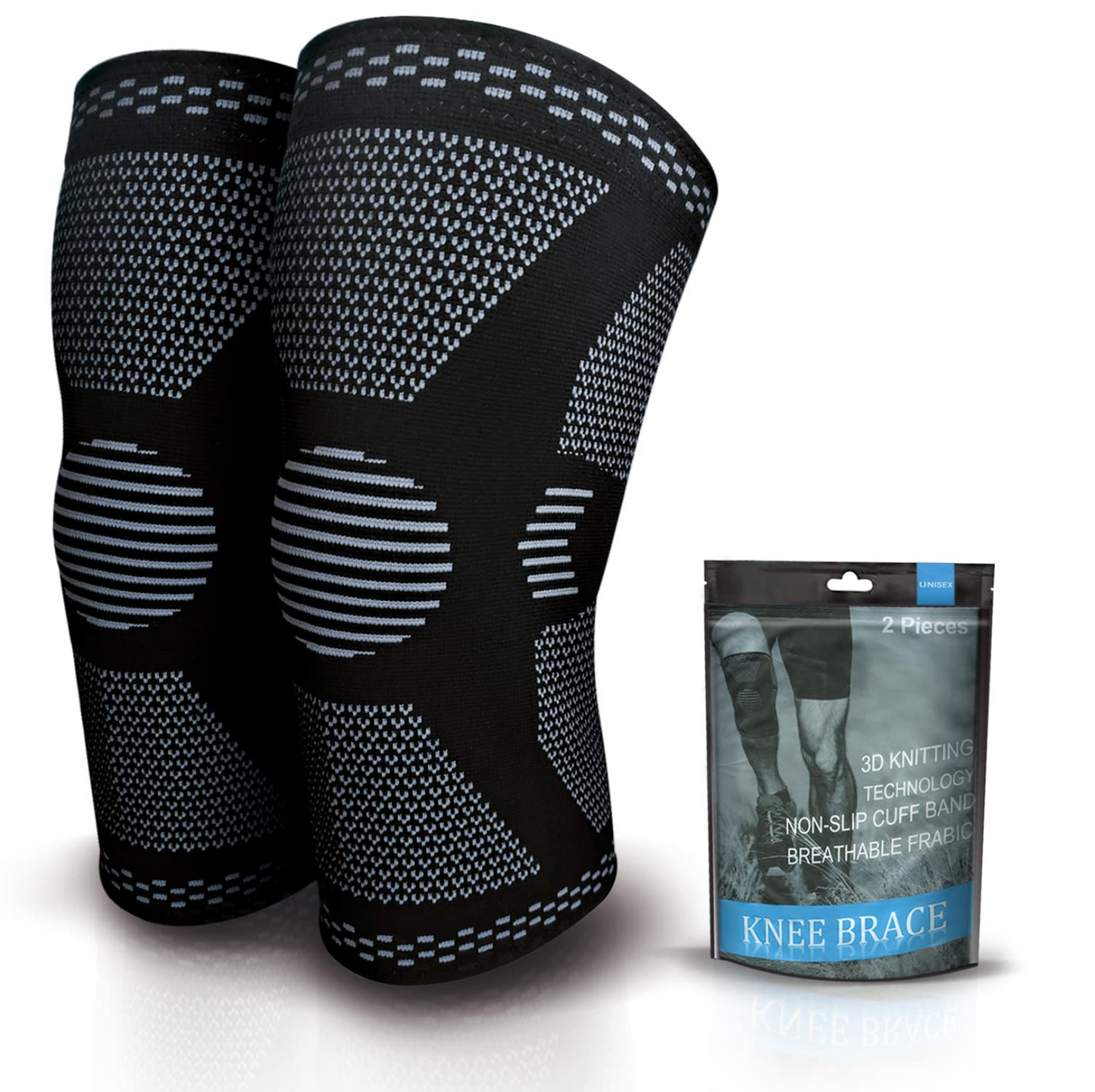 2x Compression Knee Sleeves (KneeBliss)